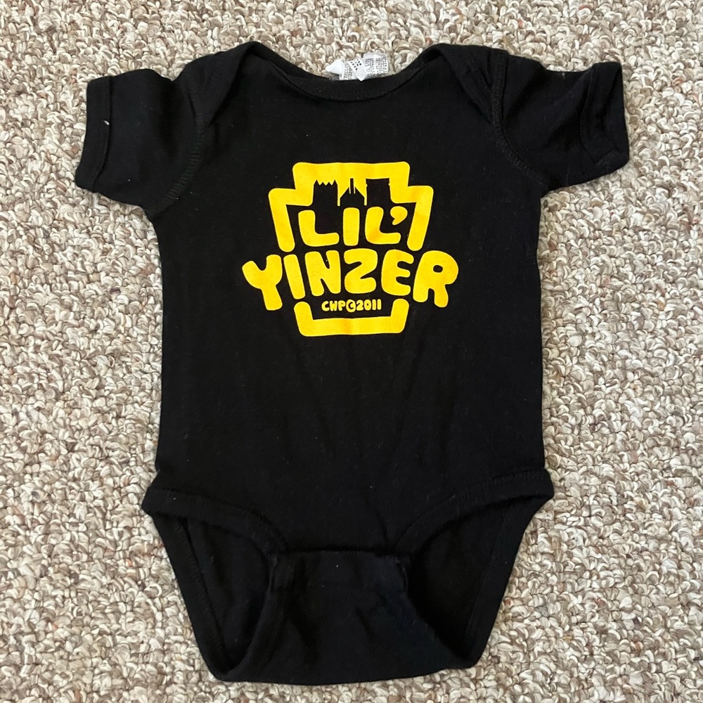 6M Pittsburgh “Yinzer” onesie